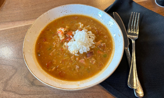 Chicken & Sausage Gumbo.