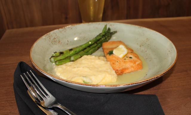 Pan-Seared Salmon.