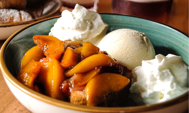 Peach-Berry Shortcake.